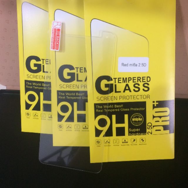 Bộ 3 kính cường lực cao cấp cho redmi 6a