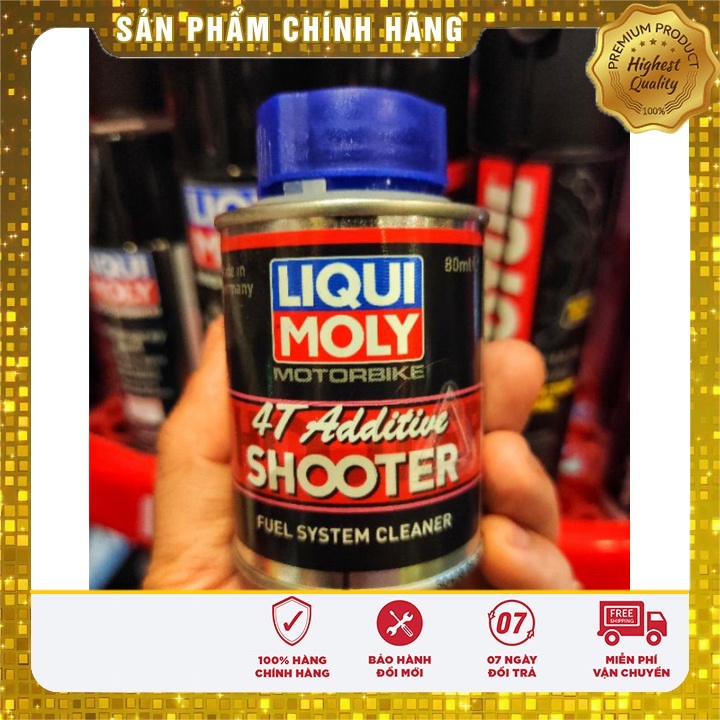 Dung dịch vệ sinh buồng đốt Liqui Moly 4T Additive Shooter Carbon Cleaner