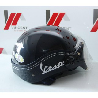 mũ bảo hiểm cao cấp có kính vespa nam nữ