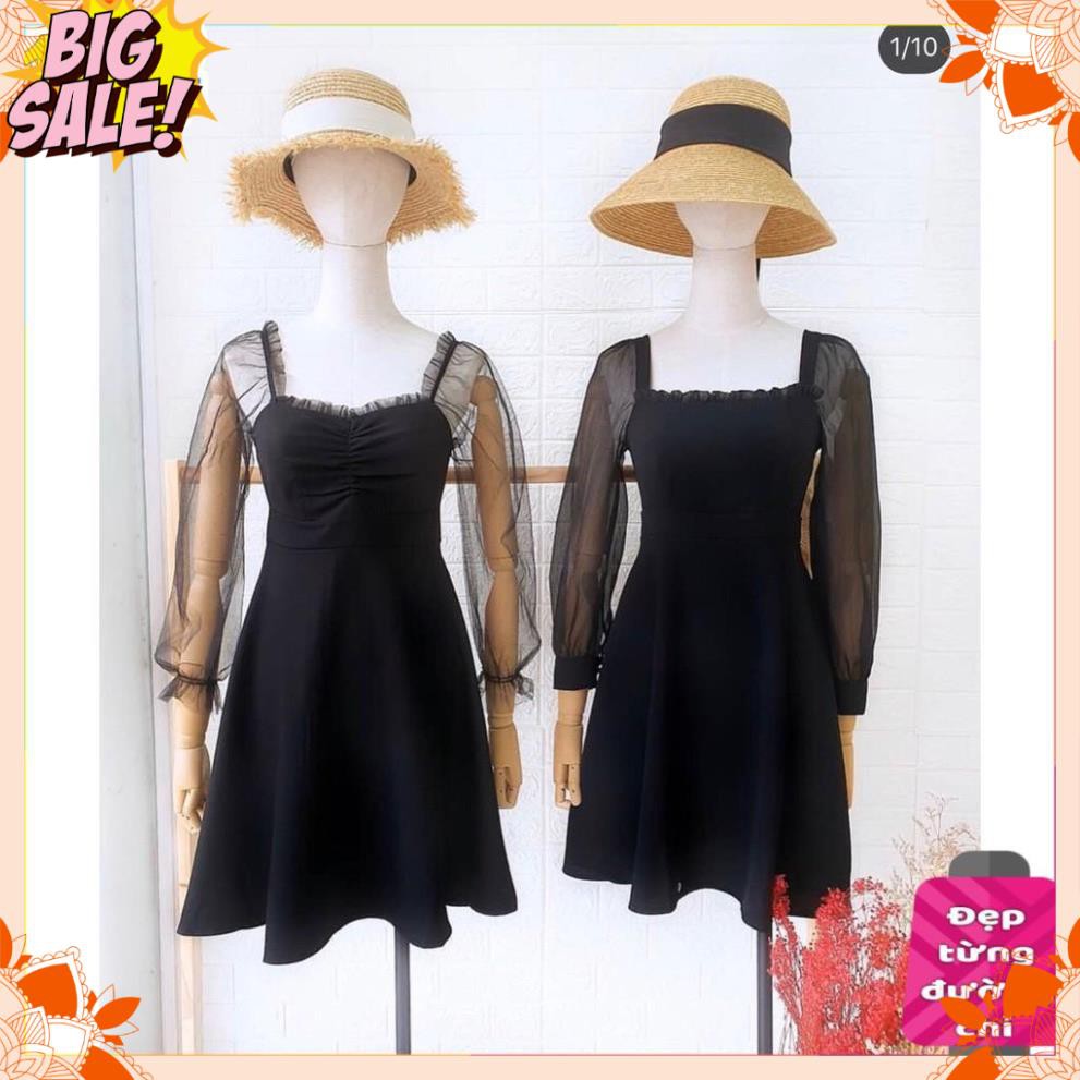 Đầm trắng xòe tay phồng nữ tính siêu xinh | BigBuy360 - bigbuy360.vn