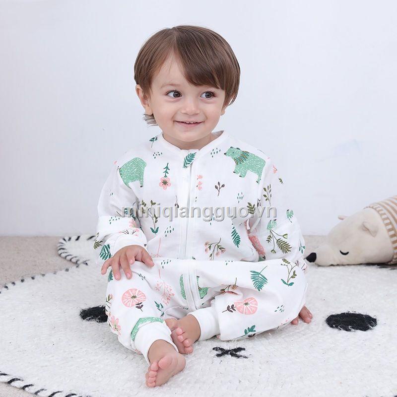 Túi Ngủ Vải Cotton Mỏng Thời Trang Xuân Hè Cho Bé