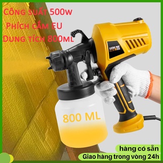 Máy phun sơn điện xịt điện cầm tay dụng cụ phun 500w phun sơn phun áp lực cao 800ml