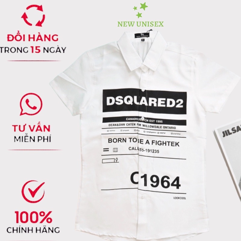 Áo Sơ mi Nam Ngắn Tay C1964 Chất Lụa Mịn Mát Phong Cách Trẻ Trung Phù Hợp Đi Làm, Đi Chơi, Du Lịch [NEW UNISEX]