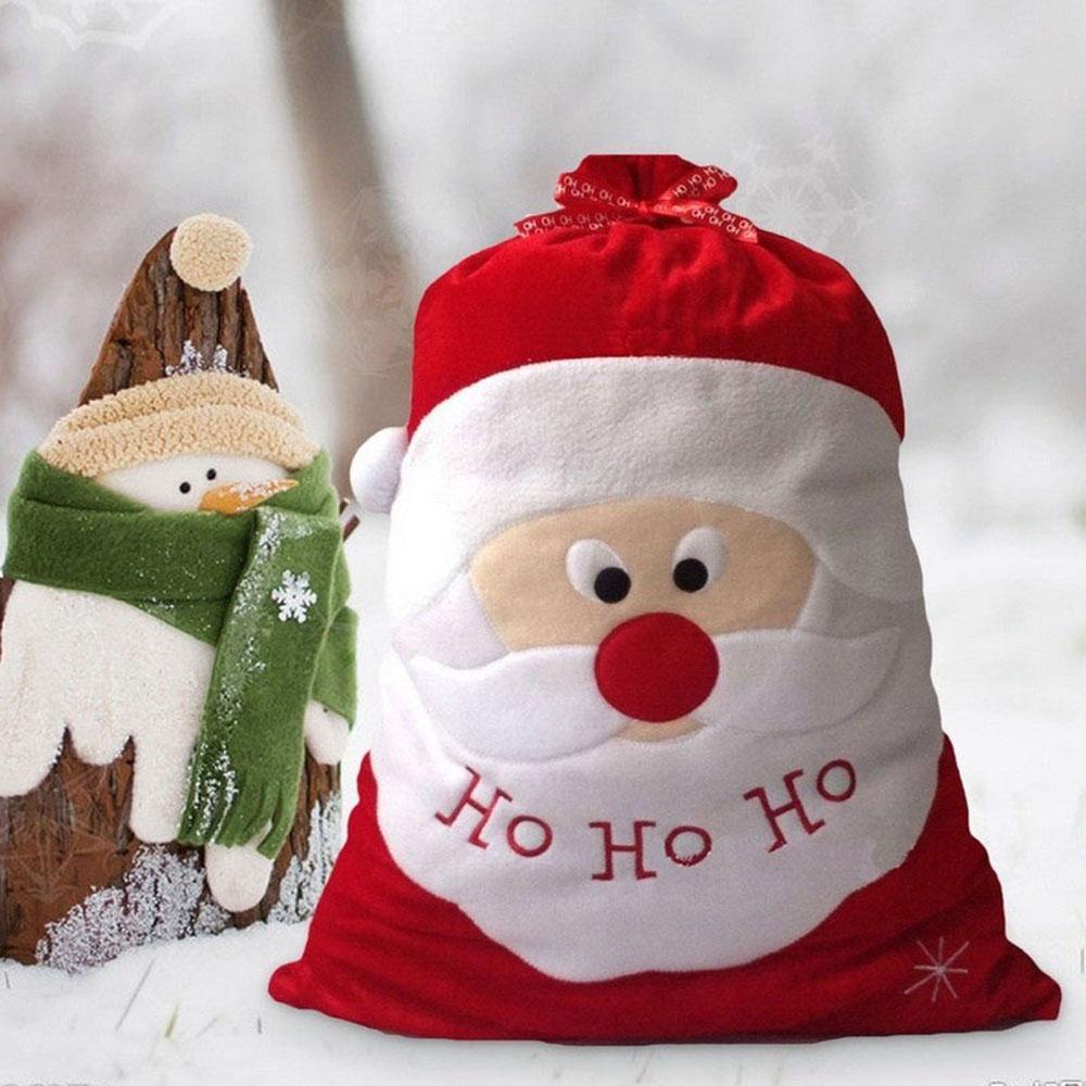 PINEVN Túi Đựng Quà Giáng Sinh Hình Ông Già Nô En