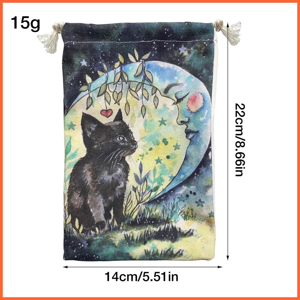 Túi Nhung Dây Rút Đựng Thẻ Bài Tarot Tiện Dụng