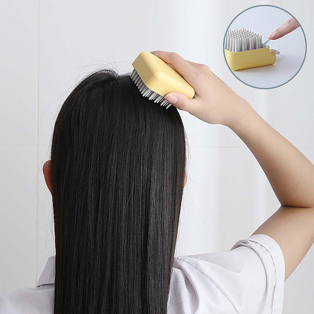 Lược Chải Tóc Tẩy Tế Bào Chết Thoải Mái Màu Kẹo Cho Nữ