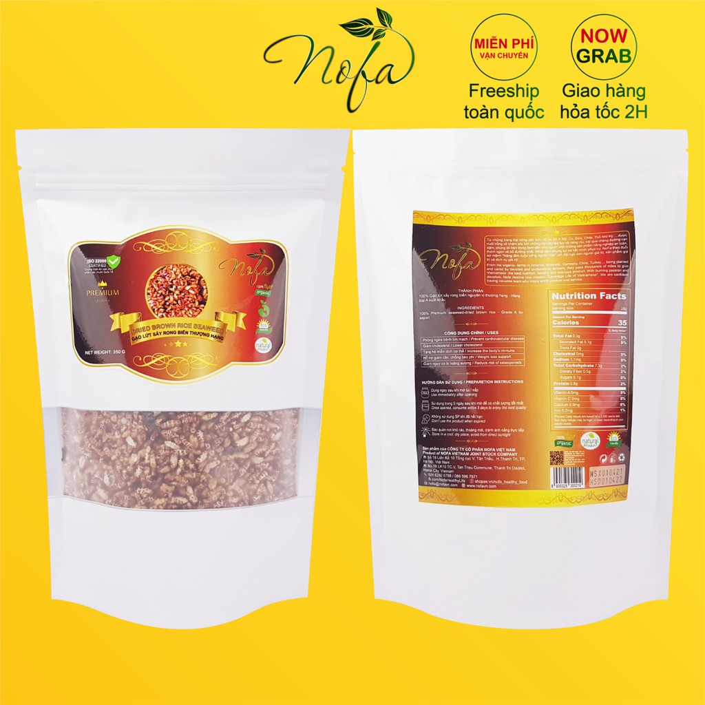 250g Gạo lứt sấy mix Rong biển Hàn Quốc Ăn kiêng, Giảm cân Ngon, Sạch & Đảm bảo | BigBuy360 - bigbuy360.vn