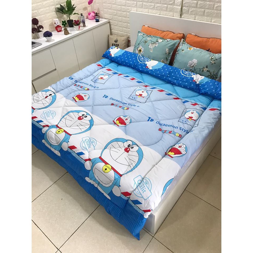 SET 5 MÓN CHĂN PHAO KÈM GA GỐI VÀ VỎ GỐI ÔM NHIỀU MẪU MÃ