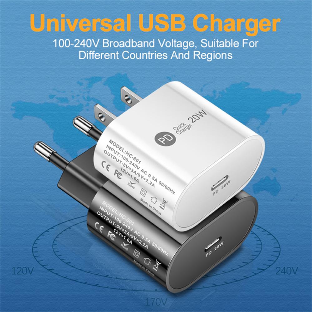 Củ Sạc Nhanh UQUEEN 20W USB C PD 3.0 C4T7 Cho Điện Thoại