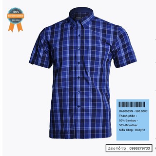 OWEN BAMBOO - Áo sơ mi ngắn tay Owen BA90063N