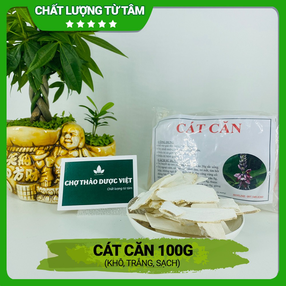 100gr Cát Căn (Khô, Trắng, Sạch)