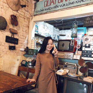 Váy nỉ nhúm bèo xinh #180k