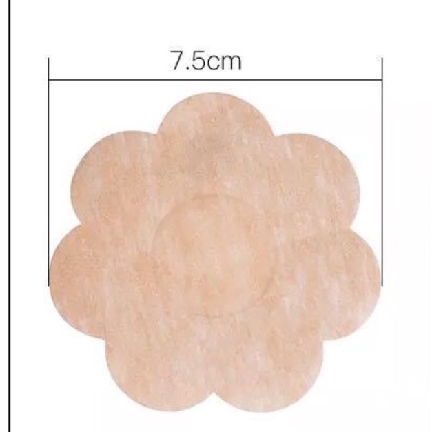 10 miếng dán nhũ hoa giấy