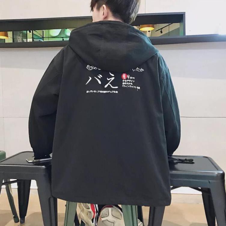 Áo khoác dù unisex form rộng in Chữ Nhật phong cách cực phẩm việt