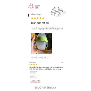 Bình sữa Como Silicon siêu mềm 250ml