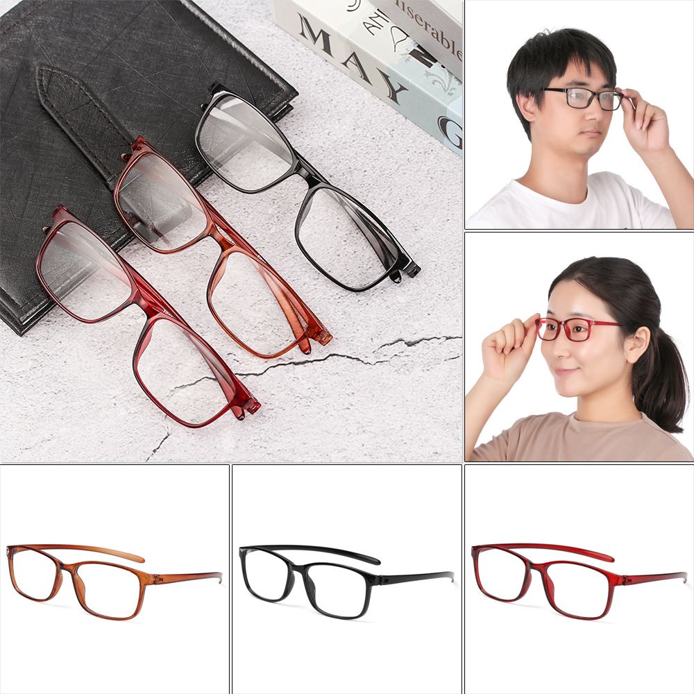 Kính đọc sách siêu nhẹ gọng linh hoạt TR90