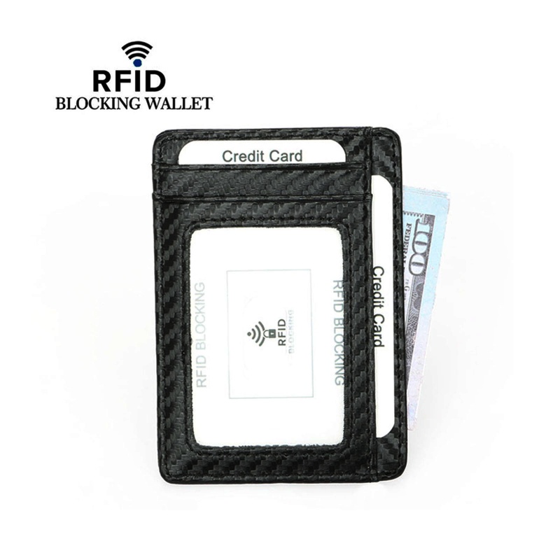 Ví nam đựng thẻ da cao cấp có hộp đựng thẻ lẫy tự động, các ngăn đựng thẻ, giấy tờ,airtag