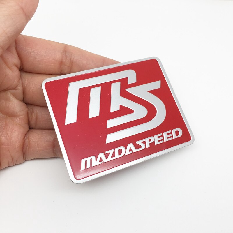 Logo 3D Bằng Nhôm Trang Trí Xe Hơi Mazda Speed 6 CX-5 CX5 CX3 7 2018