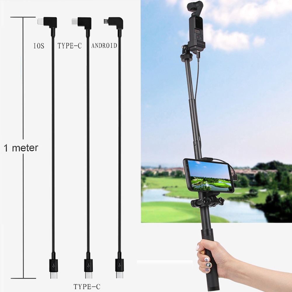 DJI Mavic Dây Cáp Kết Nối Dữ Liệu Loại c micro-usb ios selfie 2 se osmo pocket 2 / 30cm 1m