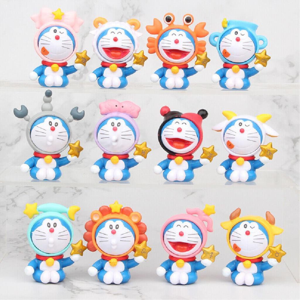 Set 12 Mô Hình Đồ Chơi Nhân Vật Trong Phim Hoạt Hình Doraemon