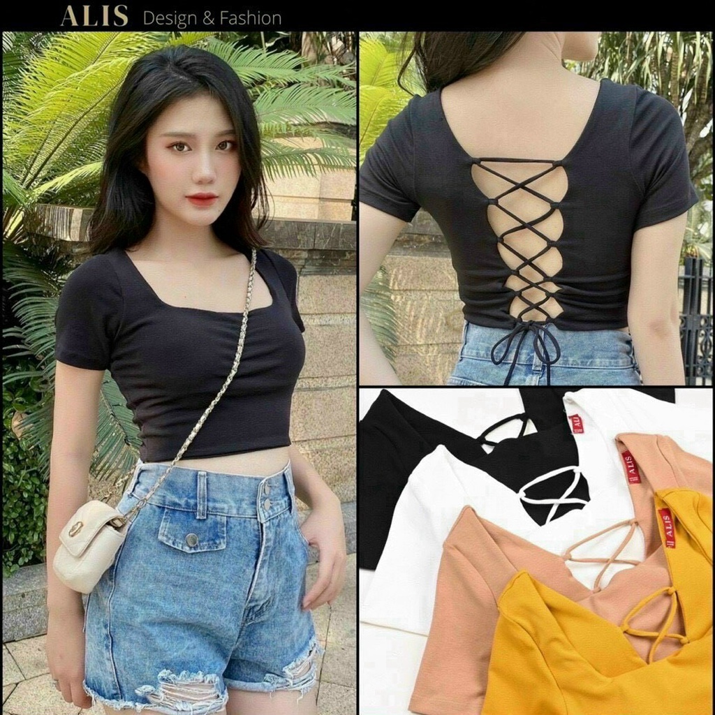 ÁO CROPTOP ĐAN DÂY