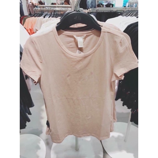 Áo thun trơn nữ HM
