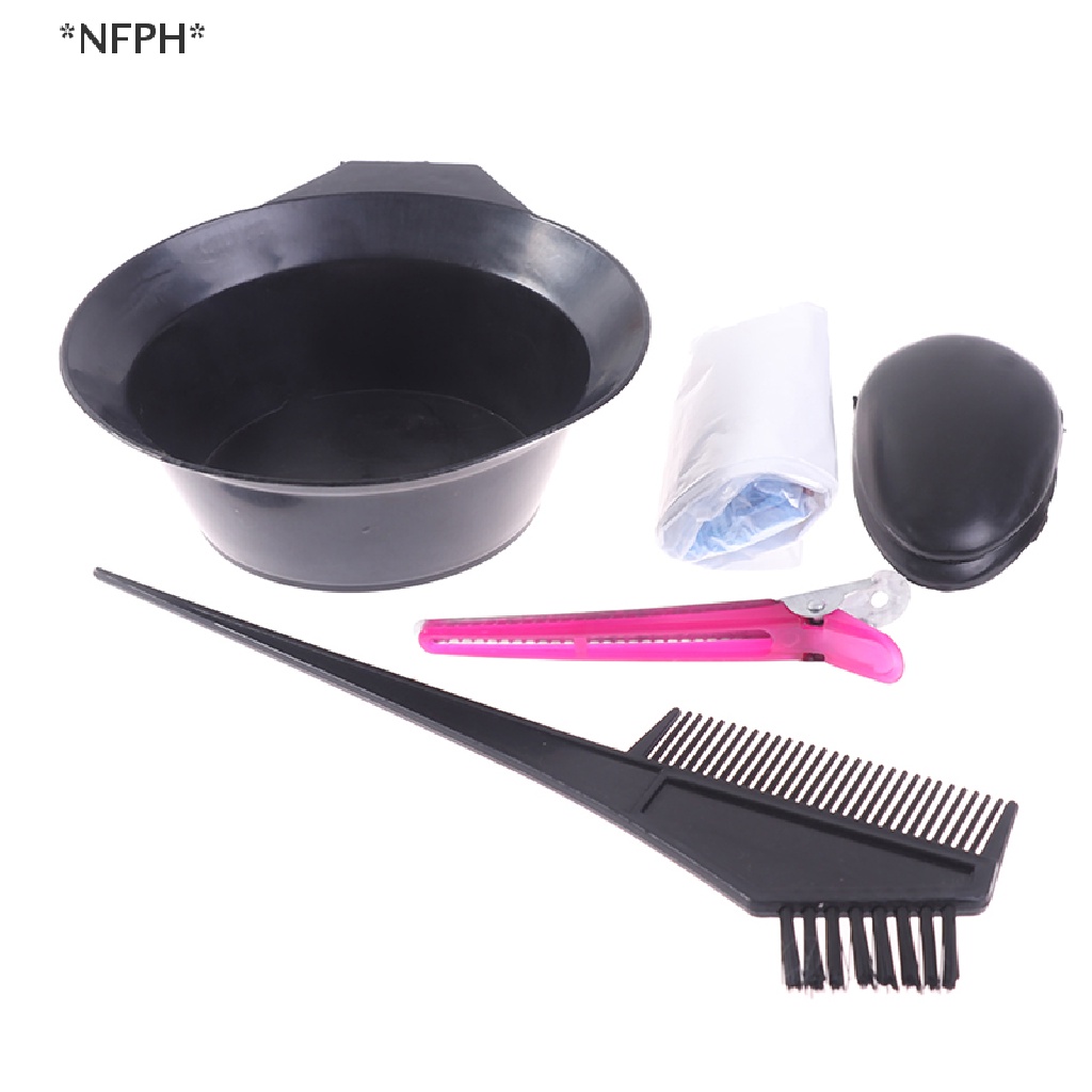 Bộ 8 Dụng Cụ Tô Nhuộm Tóc Gồm Bát + Găng Tay + Lược + Lược Chải