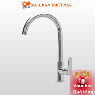 Vòi rửa chén bát Lạnh Malloca K1603CL, vòi bếp 1 nguồn nước, Cam kết chính hãng