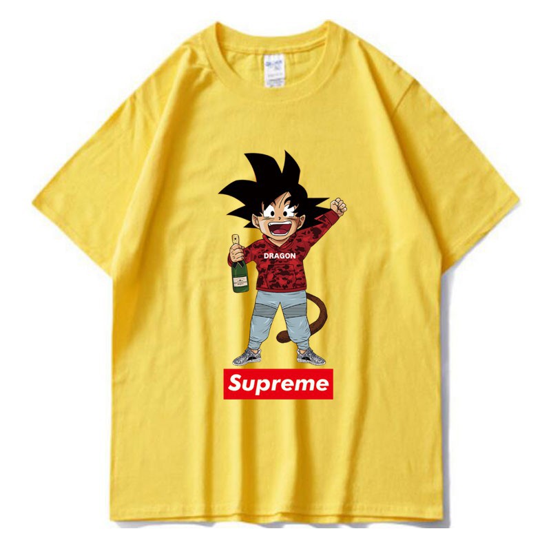 Áo thun dáng rộng in hình Goku trong 7 viên ngọc rồng phong cách hiphop cá tính