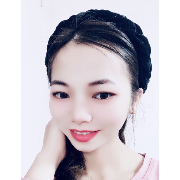 Bờm nhung tết bản to cho mẹ và bé có sỉ