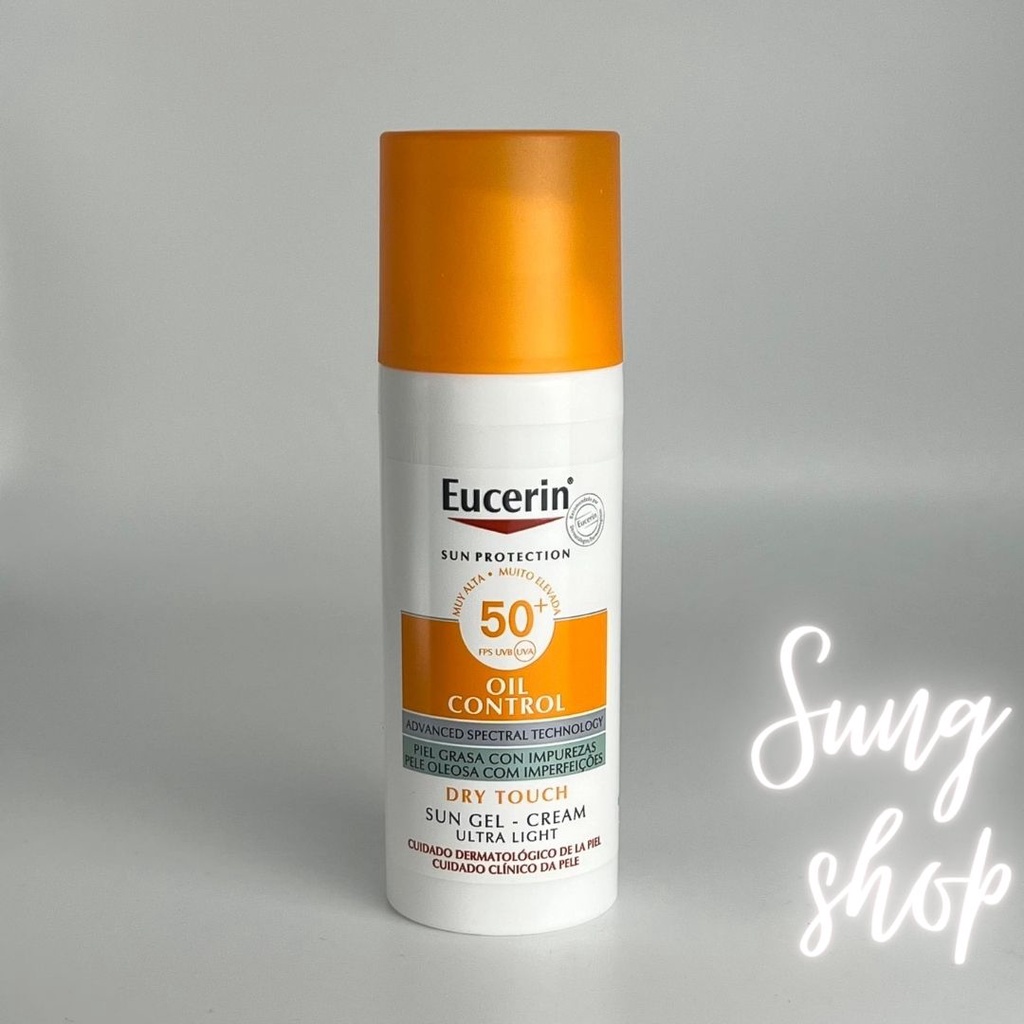 [CHUẨN ĐỨC] Kem chống nắng Eucerin Oil Control Dry Touch SPF 50 50ml