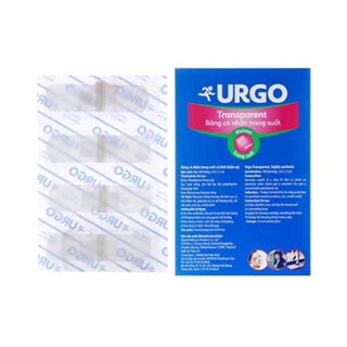 BĂNG CÁ NHÂN TRONG URGO TRANSPARENT 100 miếng