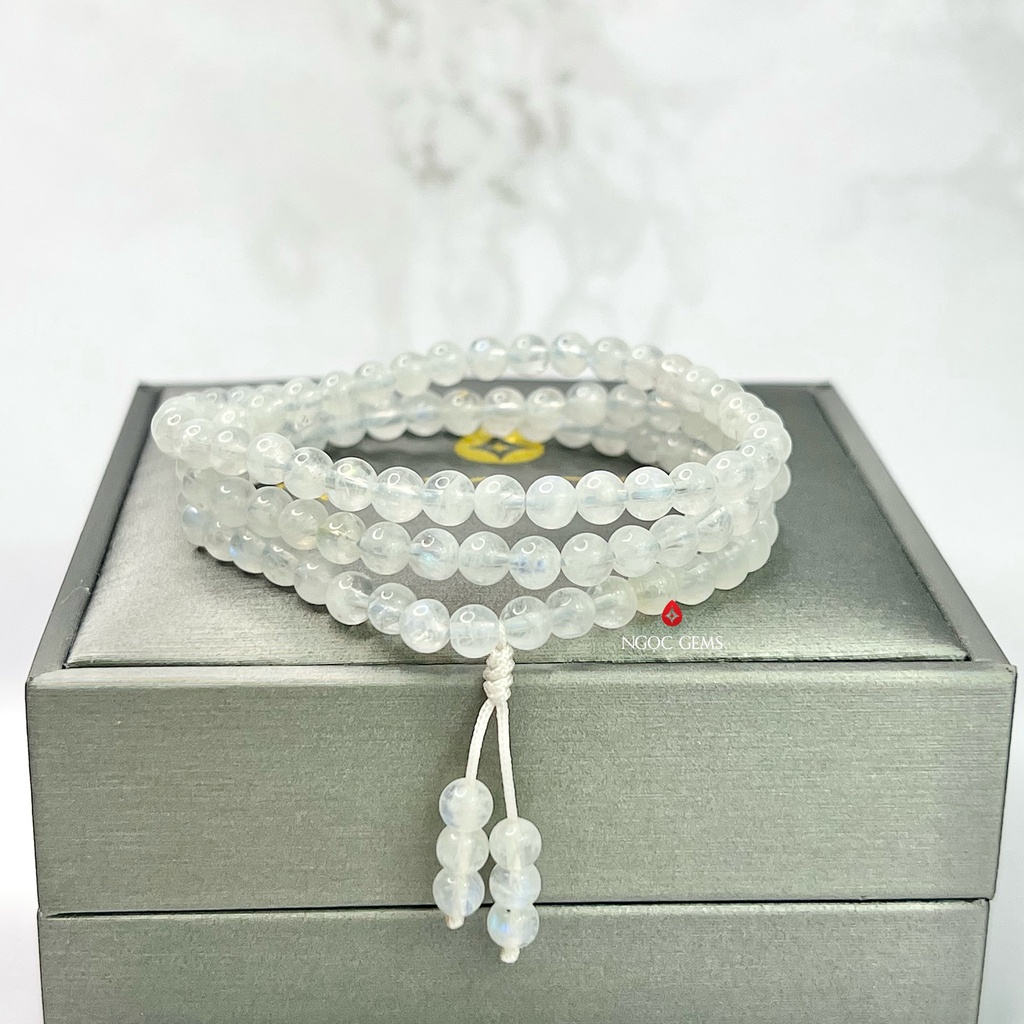 Chuỗi Vòng 108 Hạt R.Moonstone