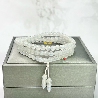 Chuỗi vòng 108 hạt r.moonstone