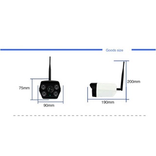 Camera Yoosee C4 ngoài trời chống nước