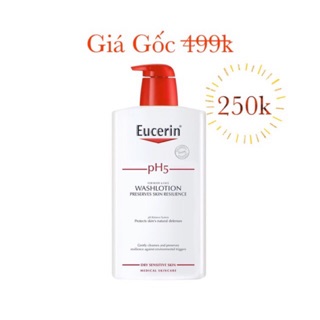 [5 ngày Xả Kho] Sữa Tắm Eucerin 1000ml giá sỉ (date 2021)