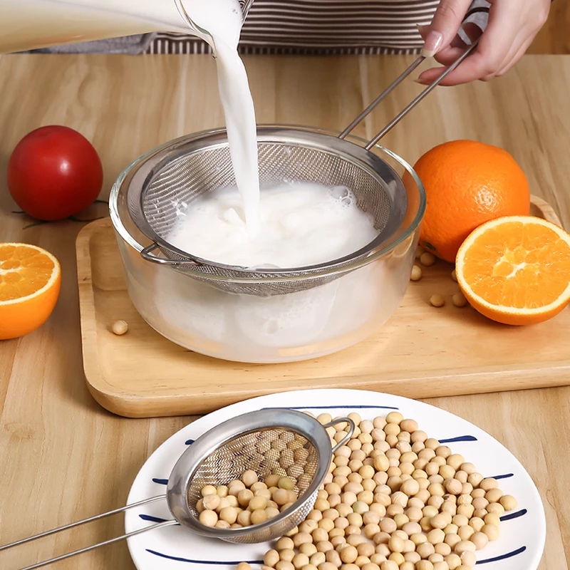 Set 3 Muỗng Lọc Đa Năng Bằng Thép Không Gỉ