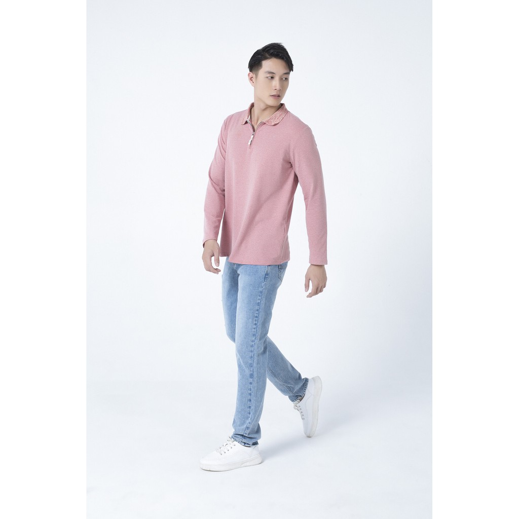 Áo thun nam cổ đức kéo khóa IVY moda MS 58E2130 | BigBuy360 - bigbuy360.vn