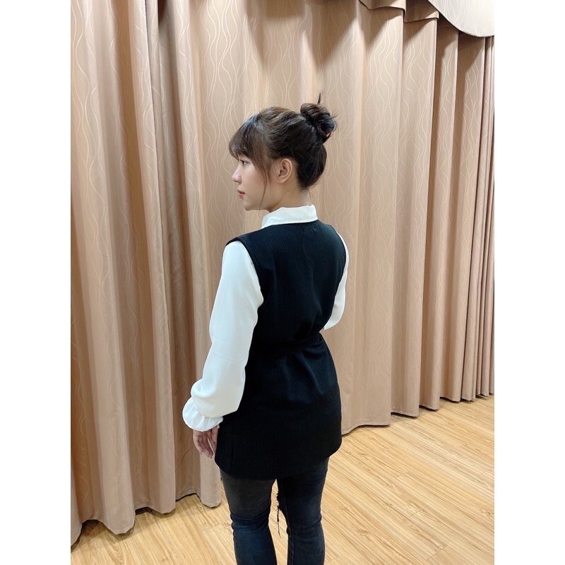 SET ÁO GILE+ ÁO SƠ MI VOAN CÁT