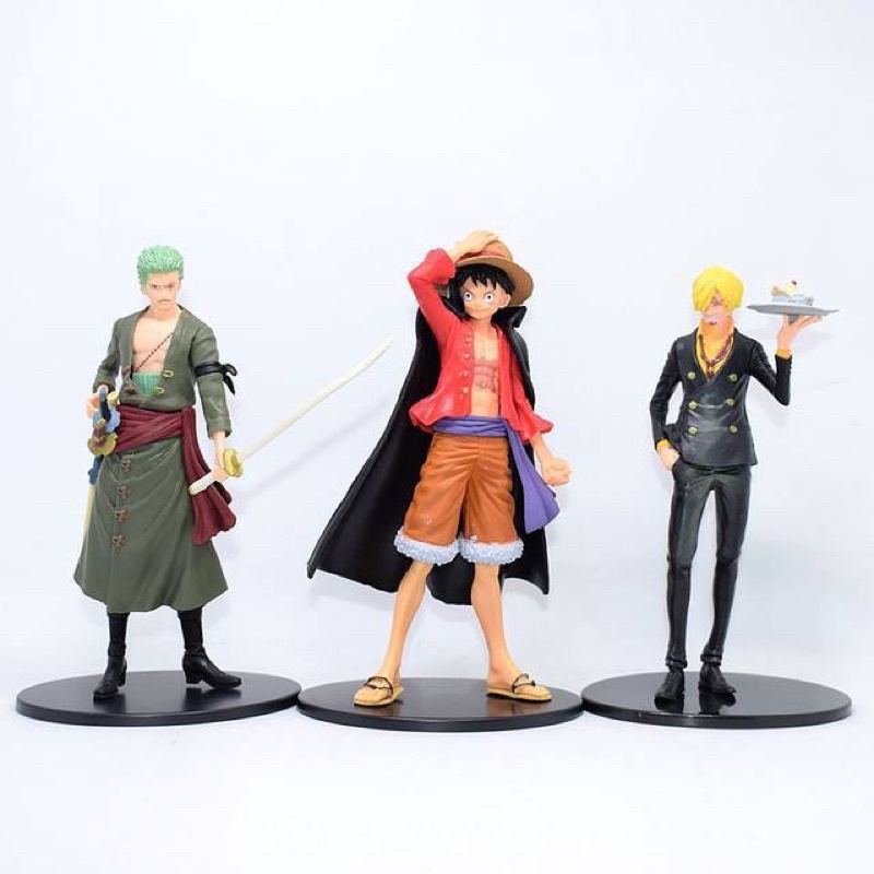 Set 6 Mô Hình One Piece Đảo Hải Tặc 16-17cm Luffy Zoro Sanji