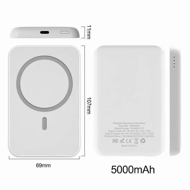 Sạc dự phòng không dây sạc nhanh cho iPhone ( từ tính)