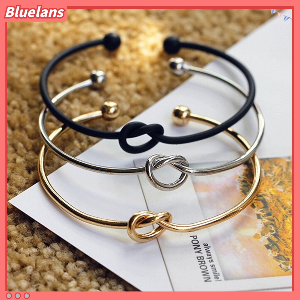 Vòng Tay Hở Họa Tiết Thắt Nút Đơn Giản Thời Trang