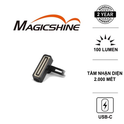 Đèn hậu xe đạp MAGICSHINE SEEMEE 100 v2.0 độ sáng 100 lumen tầm nhận diện từ xa 2000m