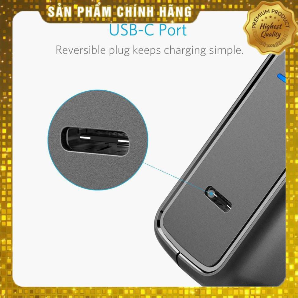 Cóc củ sạc nhanh PD Type-C 30W công nghệ PowerIQ cho điện thoại / máy tính bảng / Macbook hiệu Anker PowerPort PD 3.0