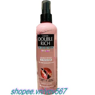 Nước Dưỡng Tóc Chăm Sóc Hư Tổn 250ml Double Rich Nutrition Hồng 100% chính hãng.