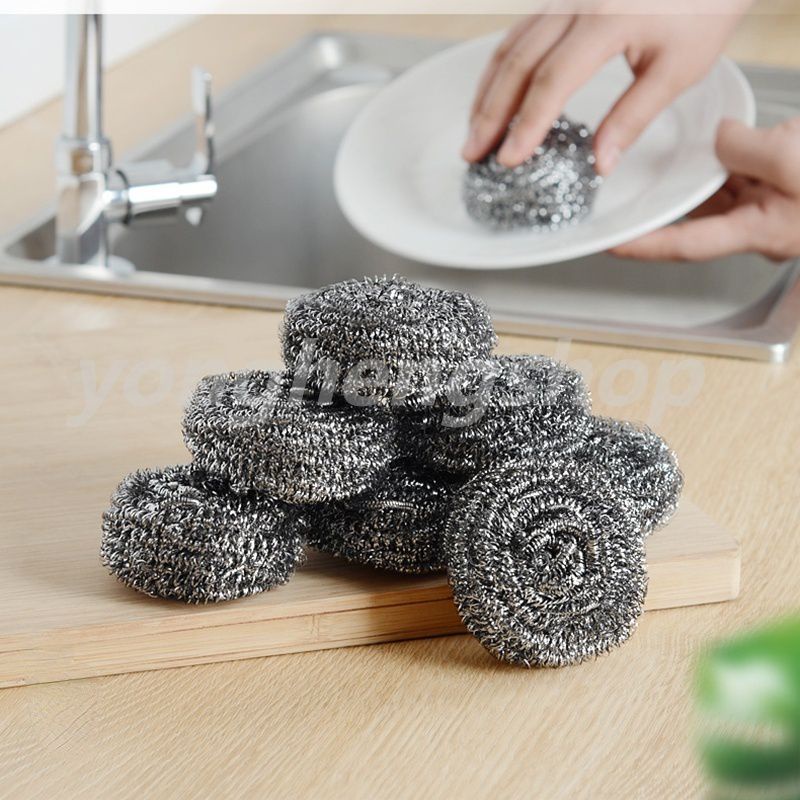 Miếng Chà Xoong Nồi Bằng Thép Không Gỉ