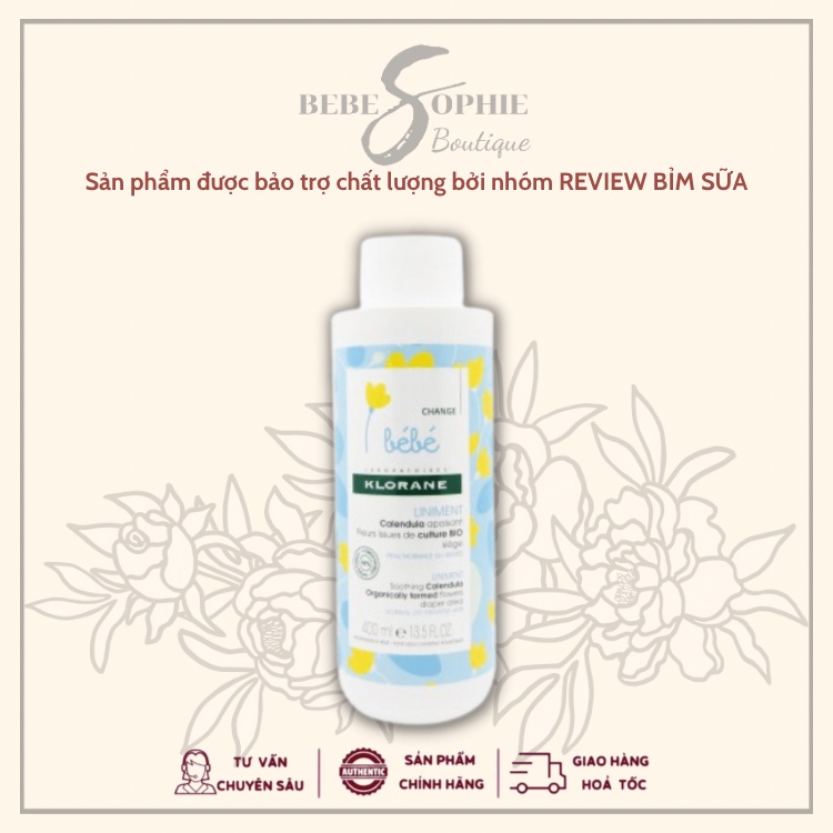 [CHÍNH HÃNG] Kem đa năng Liniment ngừa hăm, dưỡng ẩm, làm sạch da Klorane - Nội địa Pháp cho bé từ sơ sinh