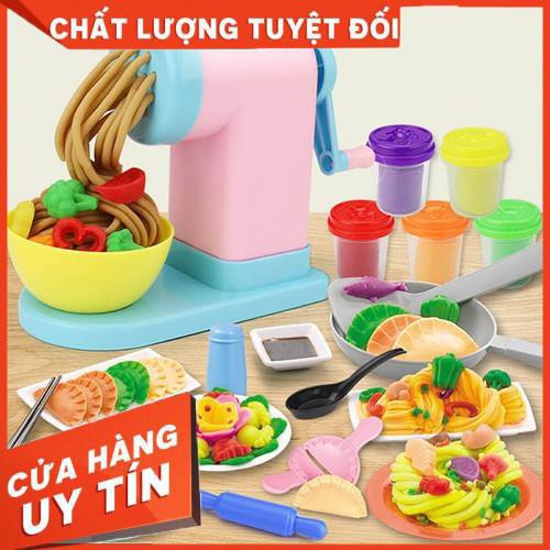 [XẢ KHO+FREE SHIP] Bộ đồ chơi Đất nặn có máy làm bún, làm mỳ cho bé