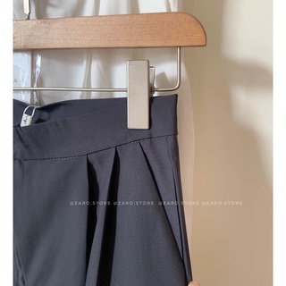 Quần tây suông cúc lệch