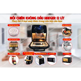 NỒI CHIÊN KHÔNG DẦU HAEGER 12L-HG 5297